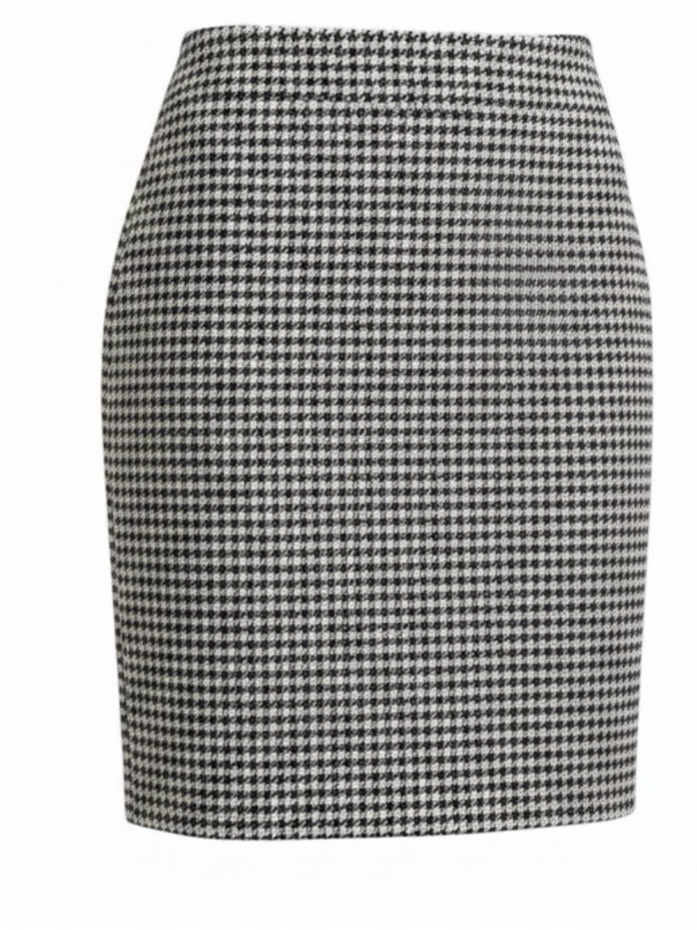 Banana Republic Black & White Houndstooth Pencil Skirt